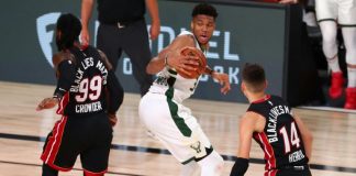 Bucks beat Miami to clinch East top seed for NBA playoffs