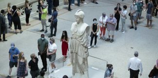 New Yorkers celebrate Met’s reopening as a sign life is returning