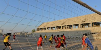 Iraq’s ‘stadium of horrors’ in ruins, but the game goes on