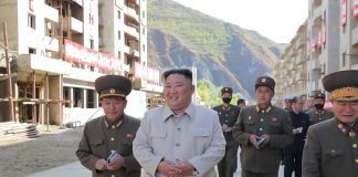NK’s Kim visits typhoon-hit village, pledges 25,000 new homes