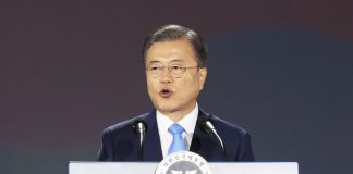 Moon says Seoul to continue to seek denuclearization, permanent peace on Korean Peninsula