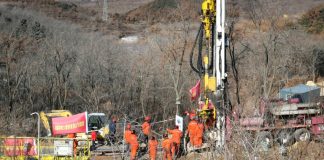 China rescuers drill new ‘lifelines’ to trapped gold miners
