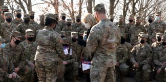 Outrage after troops protecting US Capitol forced to sleep in garage